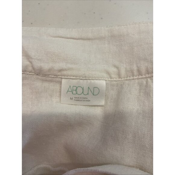 ABOUND size‎ M Square Neck Sleeveless Tiered Linen flounce Tank - Picture 3 of 9